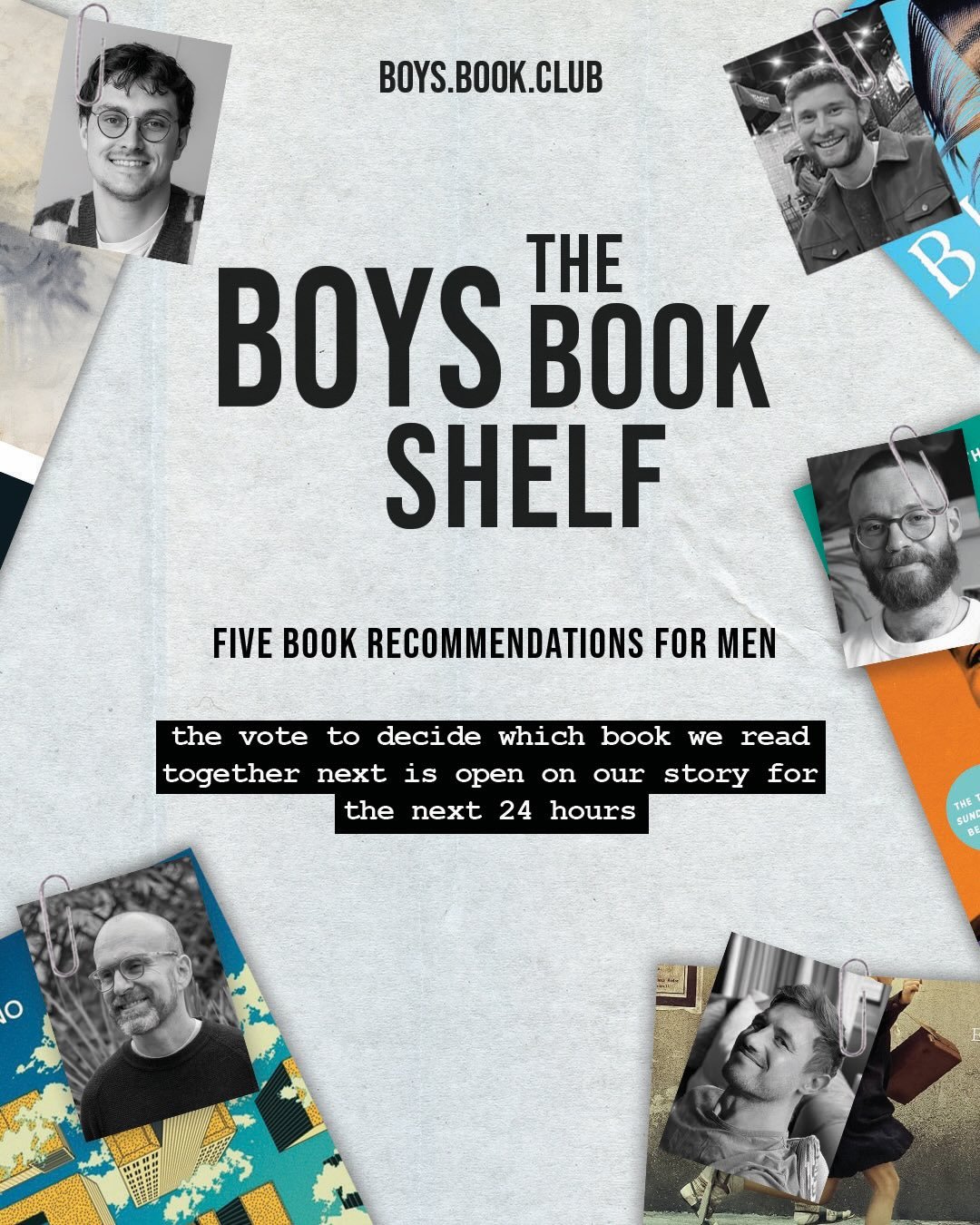 It&rsquo;s time to choose our next book! We have five options for your consideration&hellip;

Thank you to the wonderful @mattzhaig for throwing a book into contention.

Check our stories to cast your vote. You&rsquo;ve got 24 hours! 

#booksforboys 