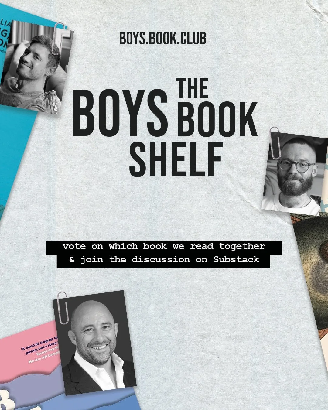 Time to vote on our next Boys Book Club read 

We&rsquo;ve got three Boys Bookshelf recommendations for you this time, including one from rugby legend Dave Flatman.

Voting closes at 11:59pm on Sunday 15th Feb. Head to our Substack (link in bio) to c
