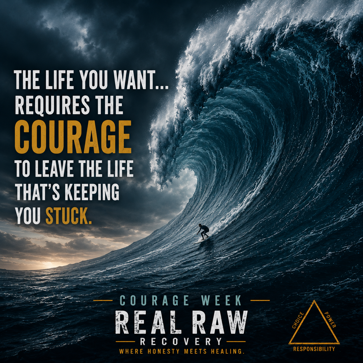 The life you want requires the courage to leave the life that’s keeping you stuck.