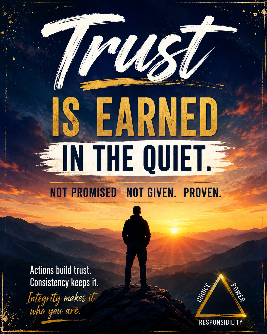 Trust Is Earned in the Quiet