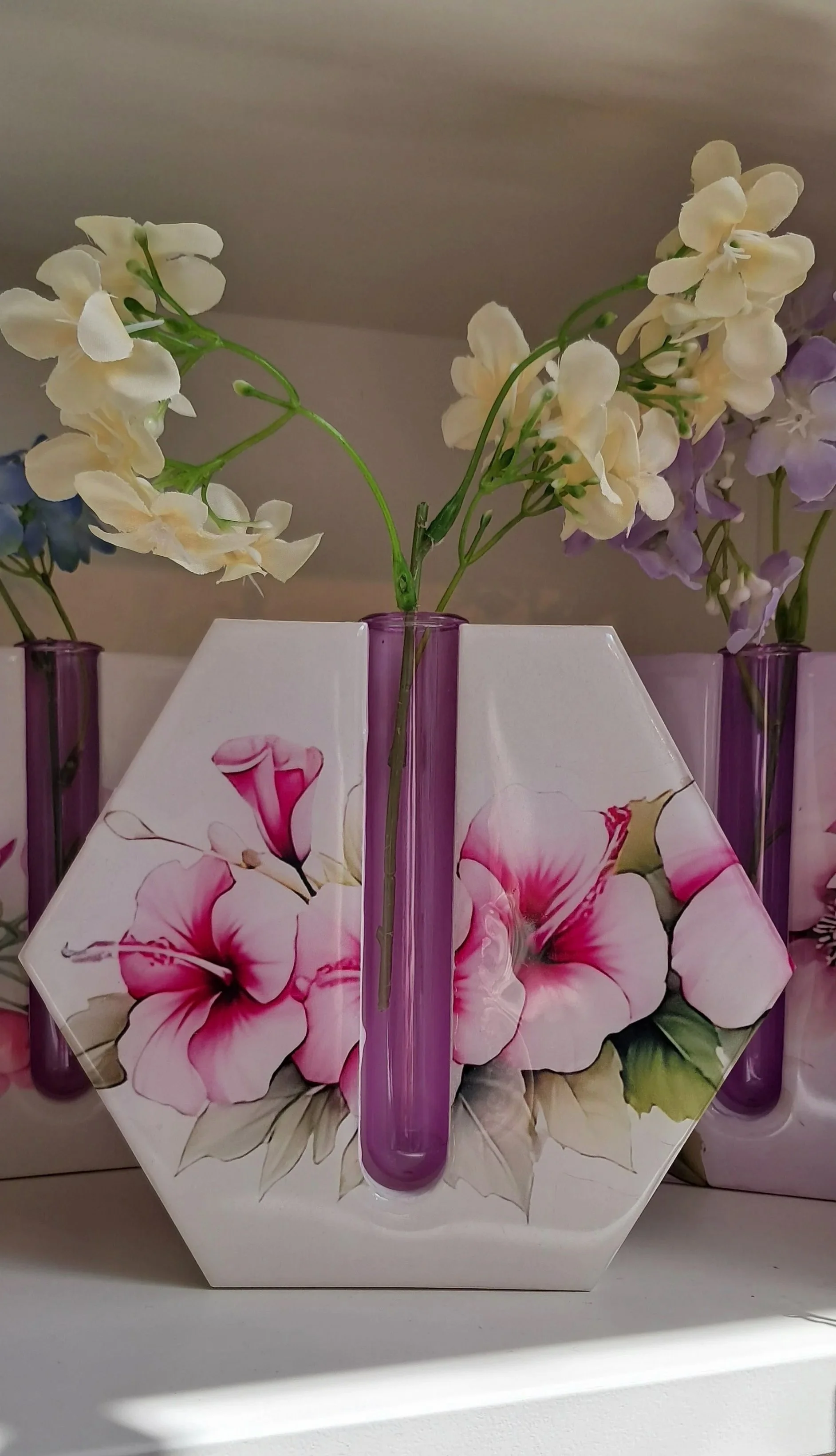 Test Tube Vase - Hibiscus
