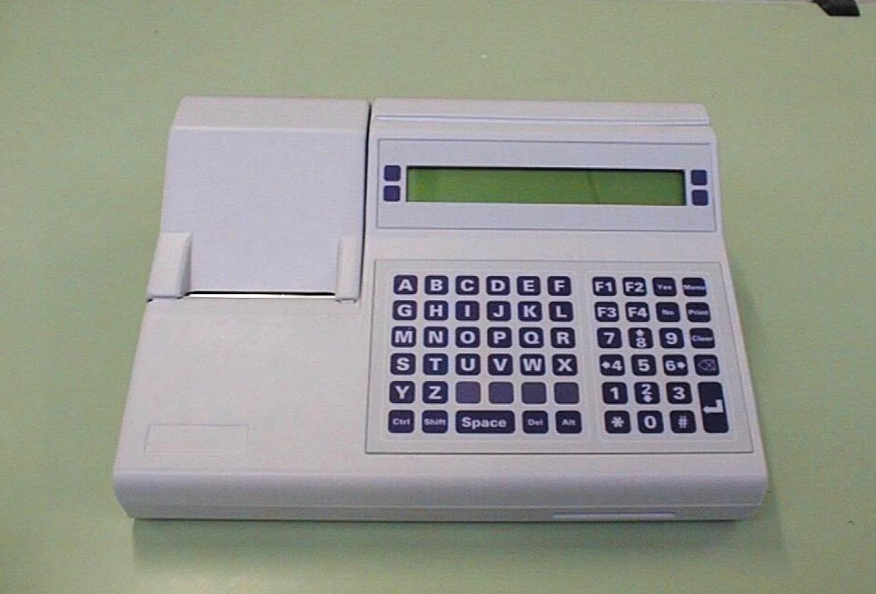 One of our original MCS 2i Indoor Terminals with a chip card reader