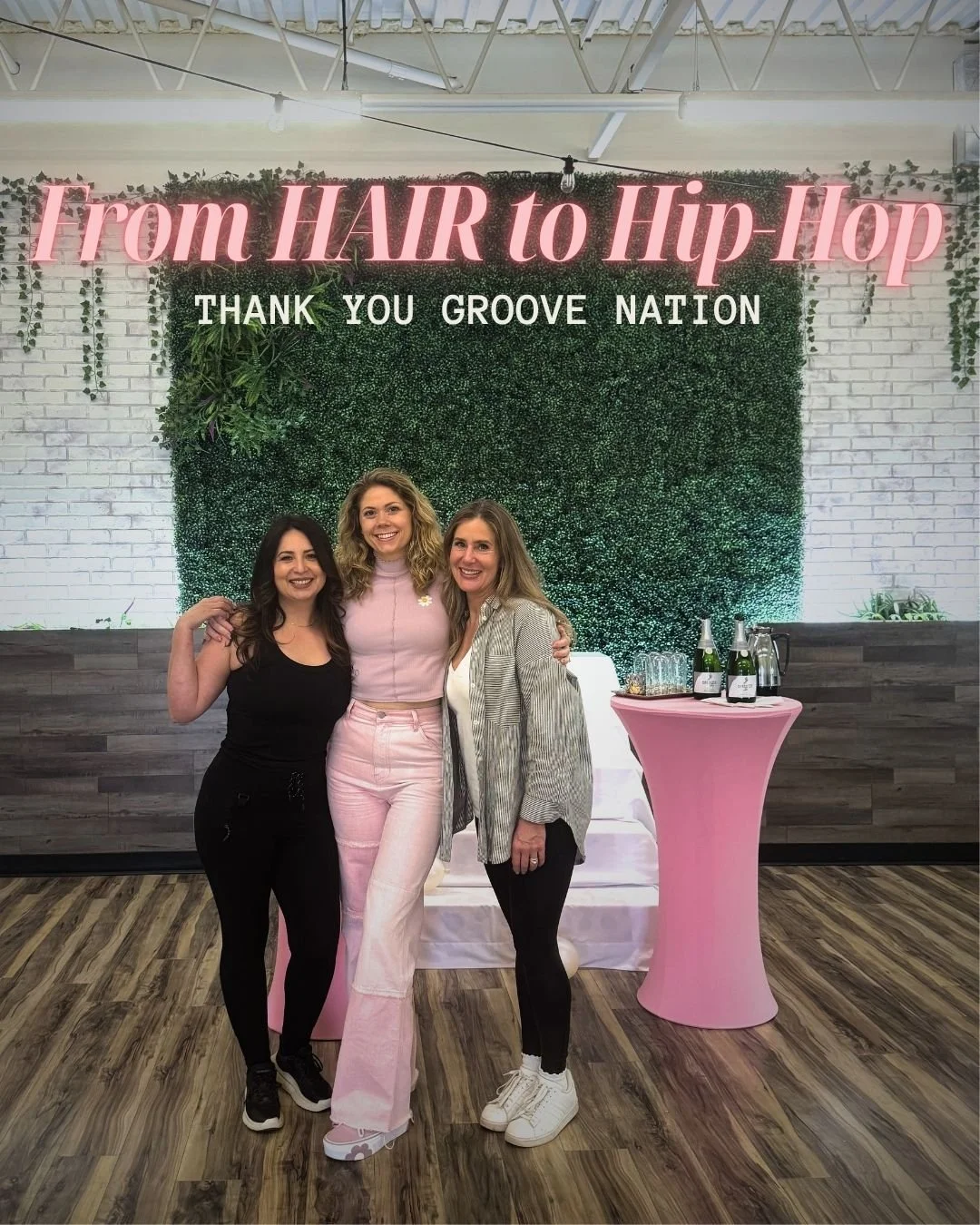 Creativity in every form- from hair to Hip-Hop 🥂
Thank you, Groove Nation 🤍