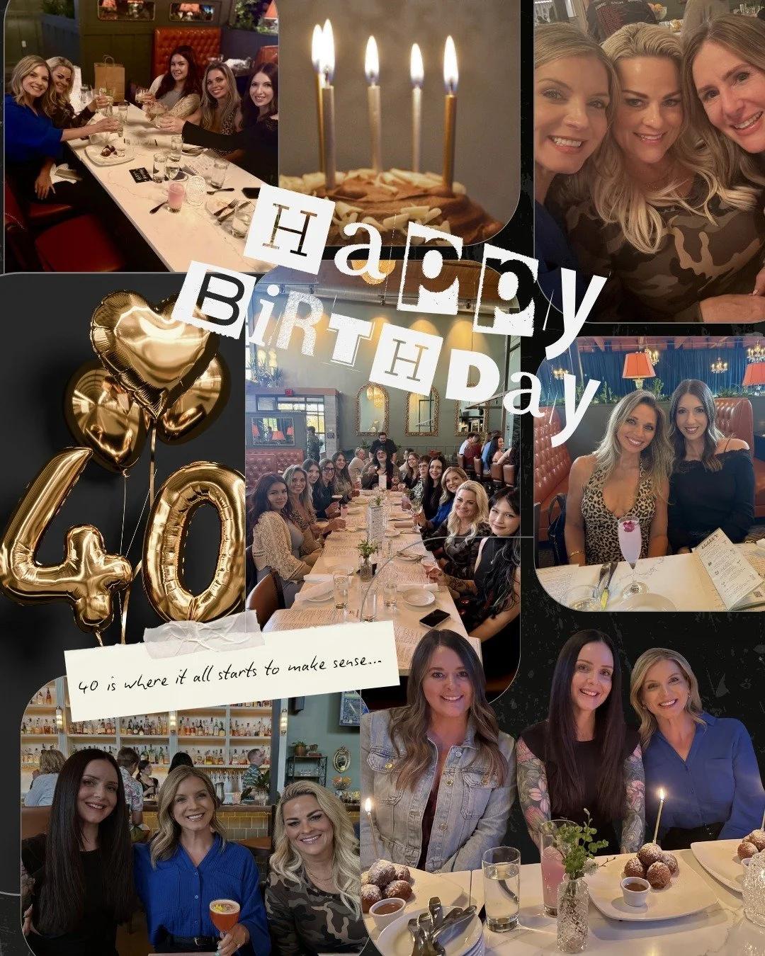 Three of our Studio 192 babes turned 40 ✨
Happy Birthday Tamie, Jess, and Alicia. Grateful for these women who bring so much talent, style, and personality into @mystudio192  every single day. 

#samebutbetter #upgraded #happybirthday #thisis40❤️