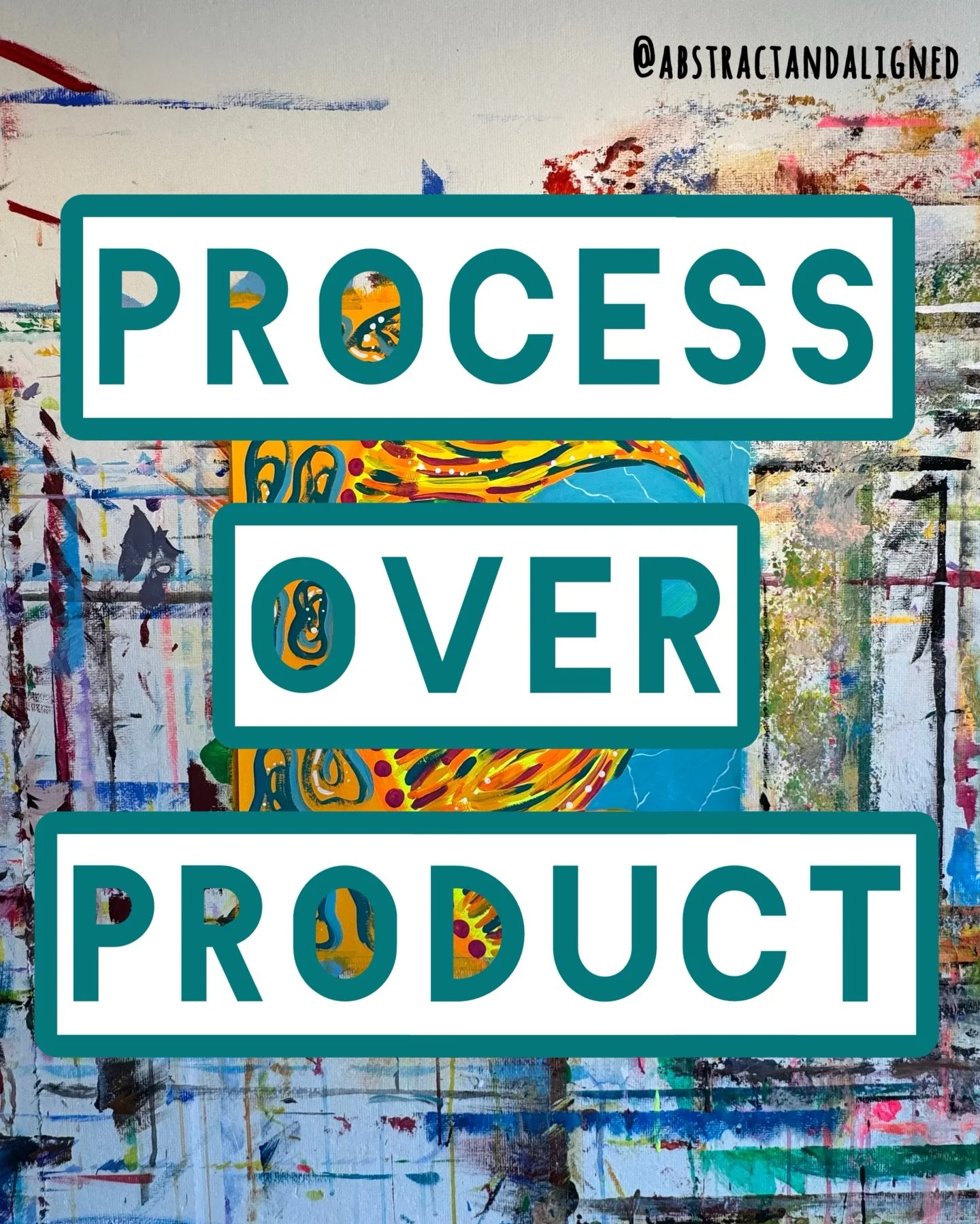 PROCESS OVER PRODUCT. 

Sometimes words aren&rsquo;t enough. Art allows freedom of expression. Letting out thoughts, feelings, stories, dreams&hellip; This is why I fell in love with intuitive art. This way of art making is focused on the process and