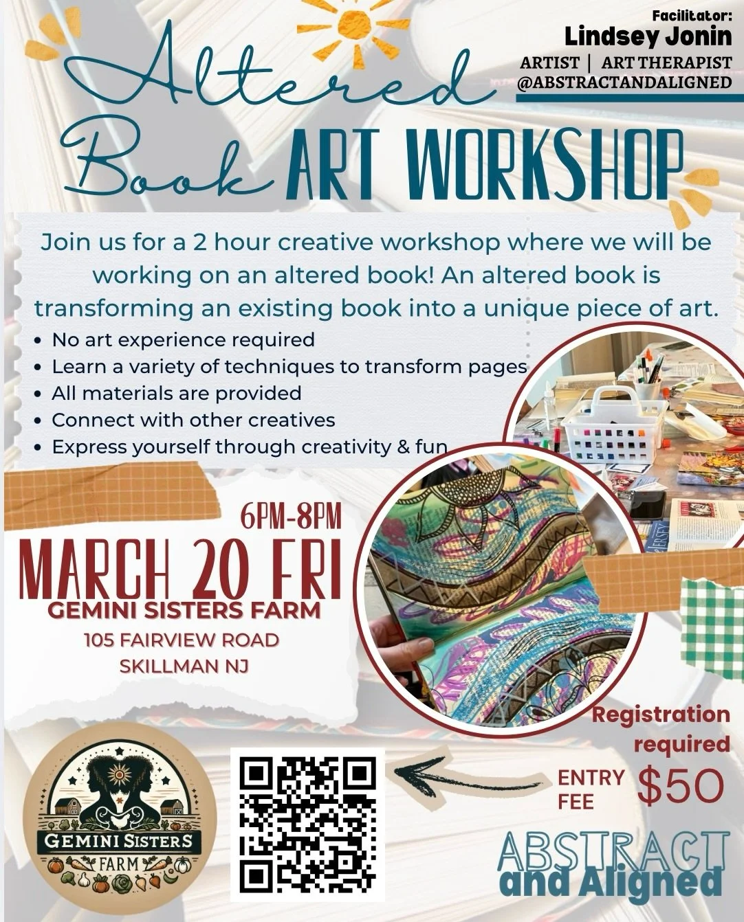 Upcoming events at @geminisistersfarm 🎨☀️

When I visited Alexa&rsquo;s farm awhile back, I envisioned hosting an art workshop there. She did such a phenomenal job creating this space and I am so excited to be facilitating there! 

I am itching for 
