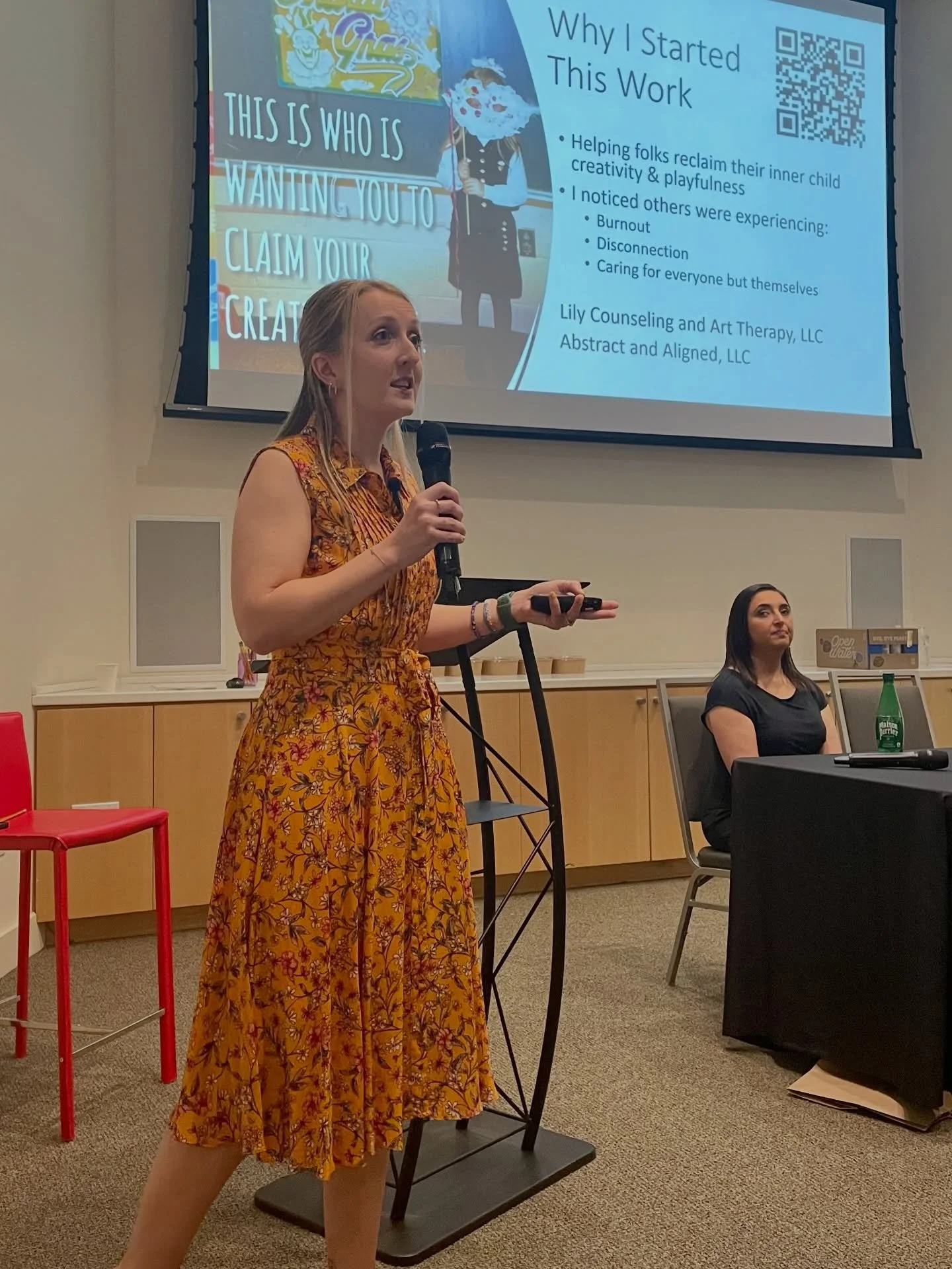 Well, little Lindsey, we&rsquo;re doing it! 

Here&rsquo;s one sneak peek of the panel that I was a part of at Grounds for Sculpture tonight. My focus was on Creative Wellness. ✨ Of course I had to talk about tapping into our inner child self. 

What