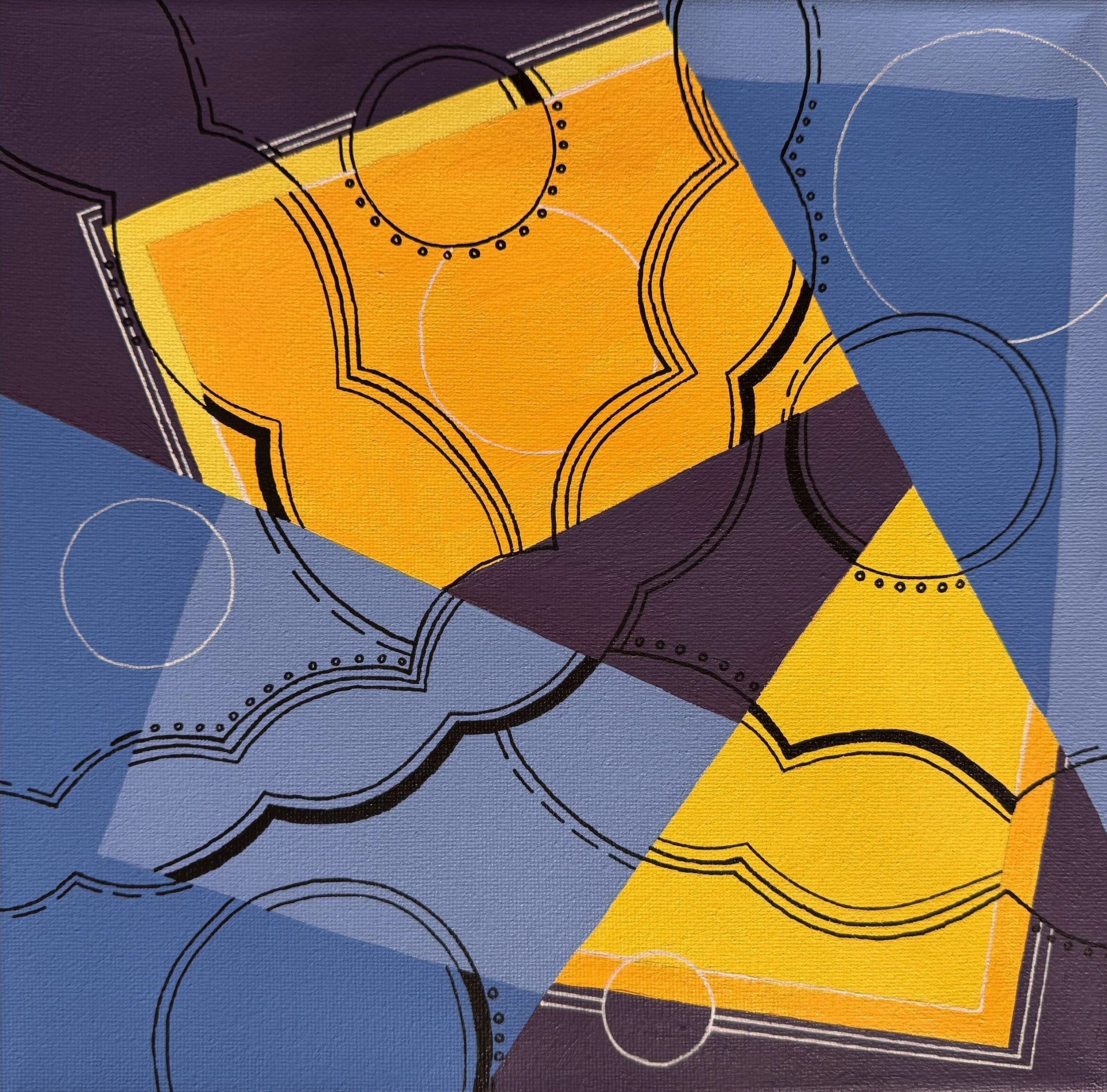 Twisted Forms 2, 2025
Acrylic on Canvas