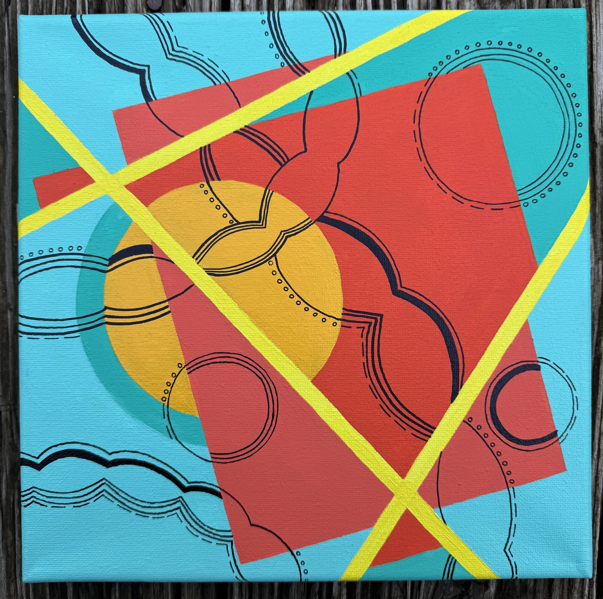 Twisted Forms 2, 2025
Acrylic on Canvas