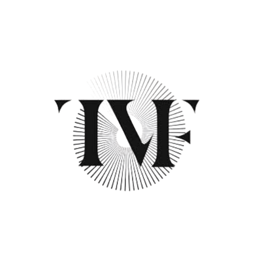 Stylized number 11 with clock hands and radial lines, black and silver color theme.