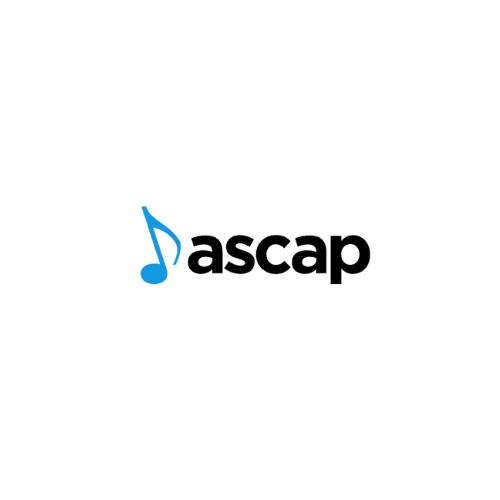 Black background with a blue musical note and the word 'music' written in black.