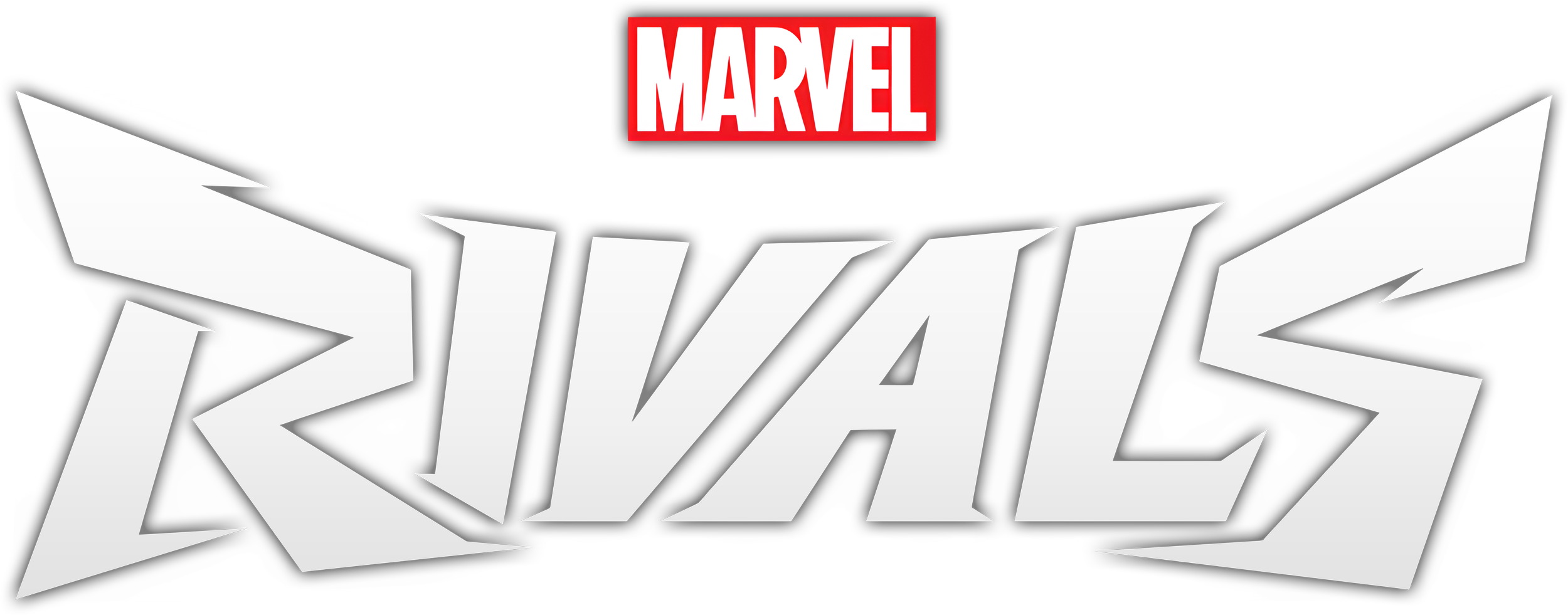 Logotipo de la película Marvel 'Guardianes de la Galaxia' con letras en estilo graffiti y el logo de Marvel en la parte superior