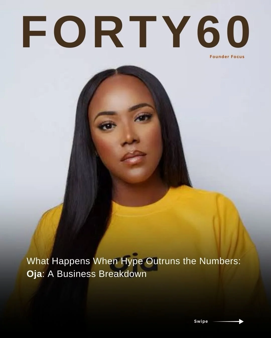 Hype can open doors. Famous investors can bring attention. But neither will pay suppliers, protect payroll, or fix broken numbers.

The collapse of Oja is a hard reminder for founders:
visibility is not viability.

Growth without margin accelerates l