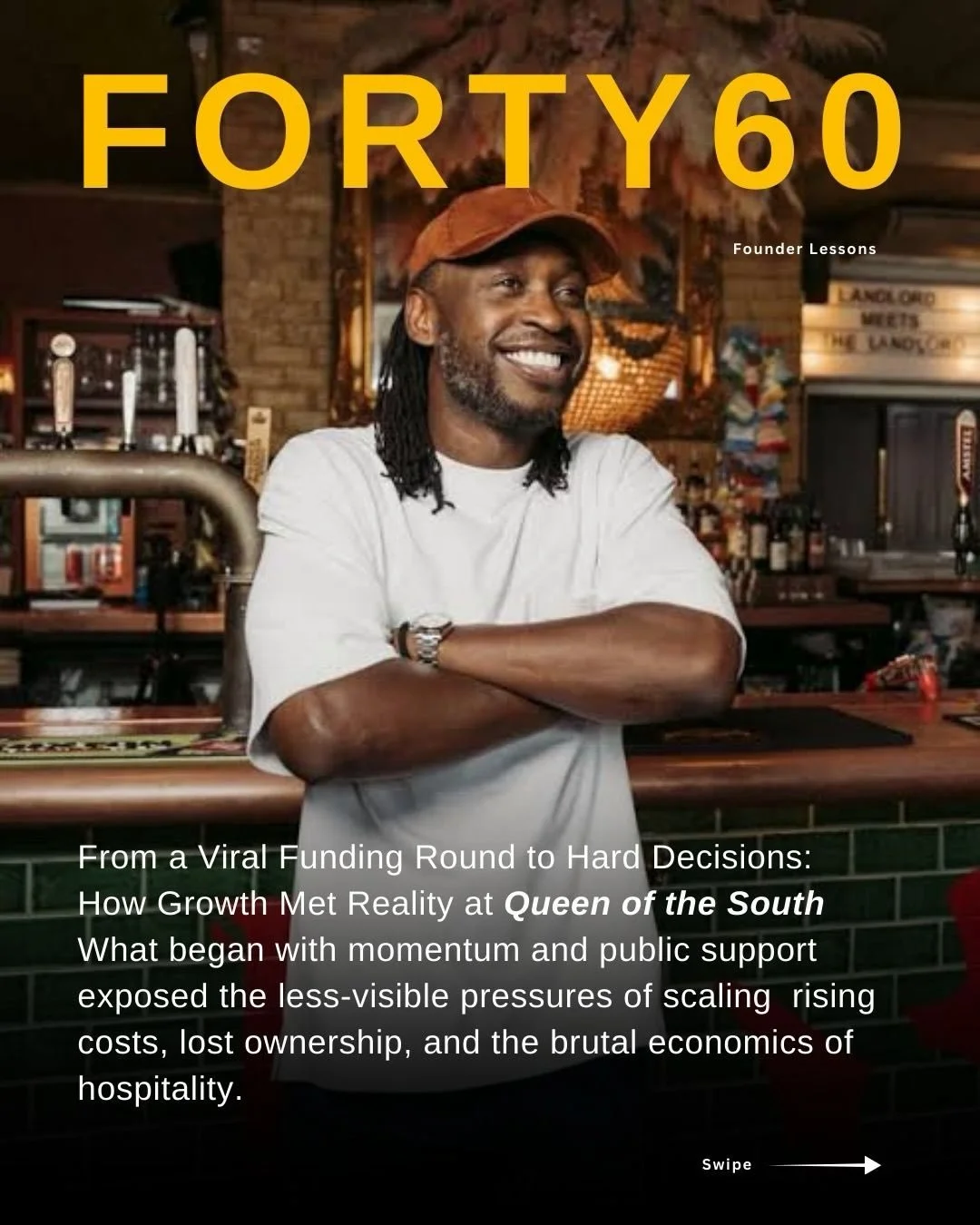 From a viral funding round to hard decisions, the closure of Queen of the South is a reminder that scaling exposes everything. Not the end. Just the lesson. @clemface 

#FounderLessons #ScalingReality #HospitalityUK #StartupLife #BusinessTruths