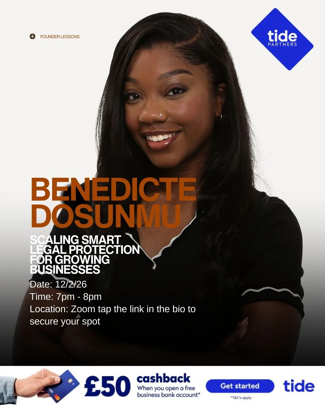 FREE Founder Lessons: Scaling Smart Legal Protection for Growing Businesses. As your business grows, so does your exposure to risk. Most founders think about legal protection after something goes wrong this session helps you get ahead of it.

Join Be