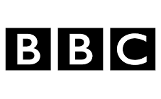 BBC logo with white letters on black squares
