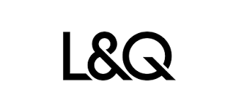 L&Q logo with black text on a white background