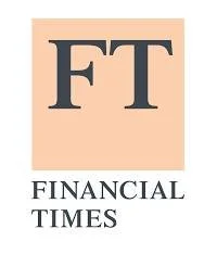 Logo of the Financial Times, with the initials 'FT' in large font above the words 'Financial Times'.