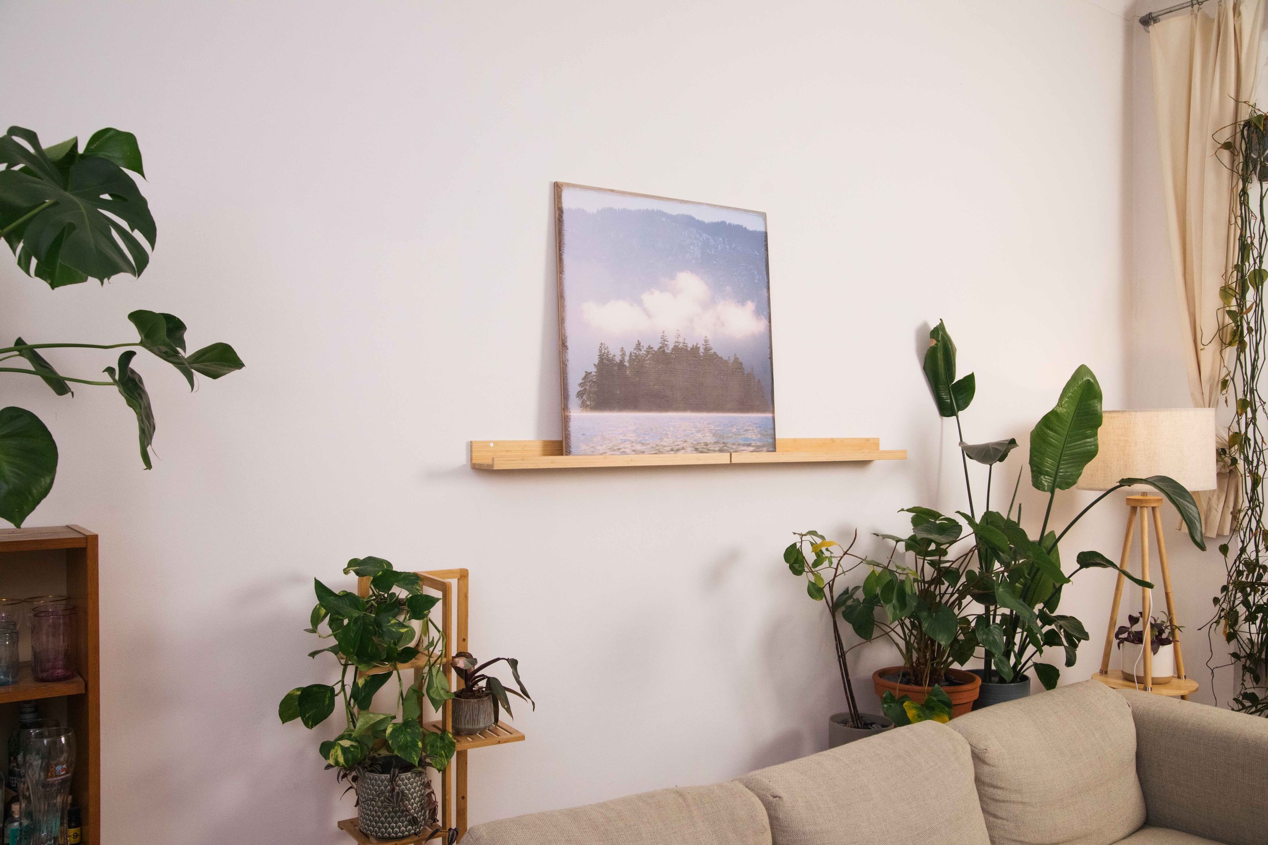 Alignment - 75 x 75 cm on Wood