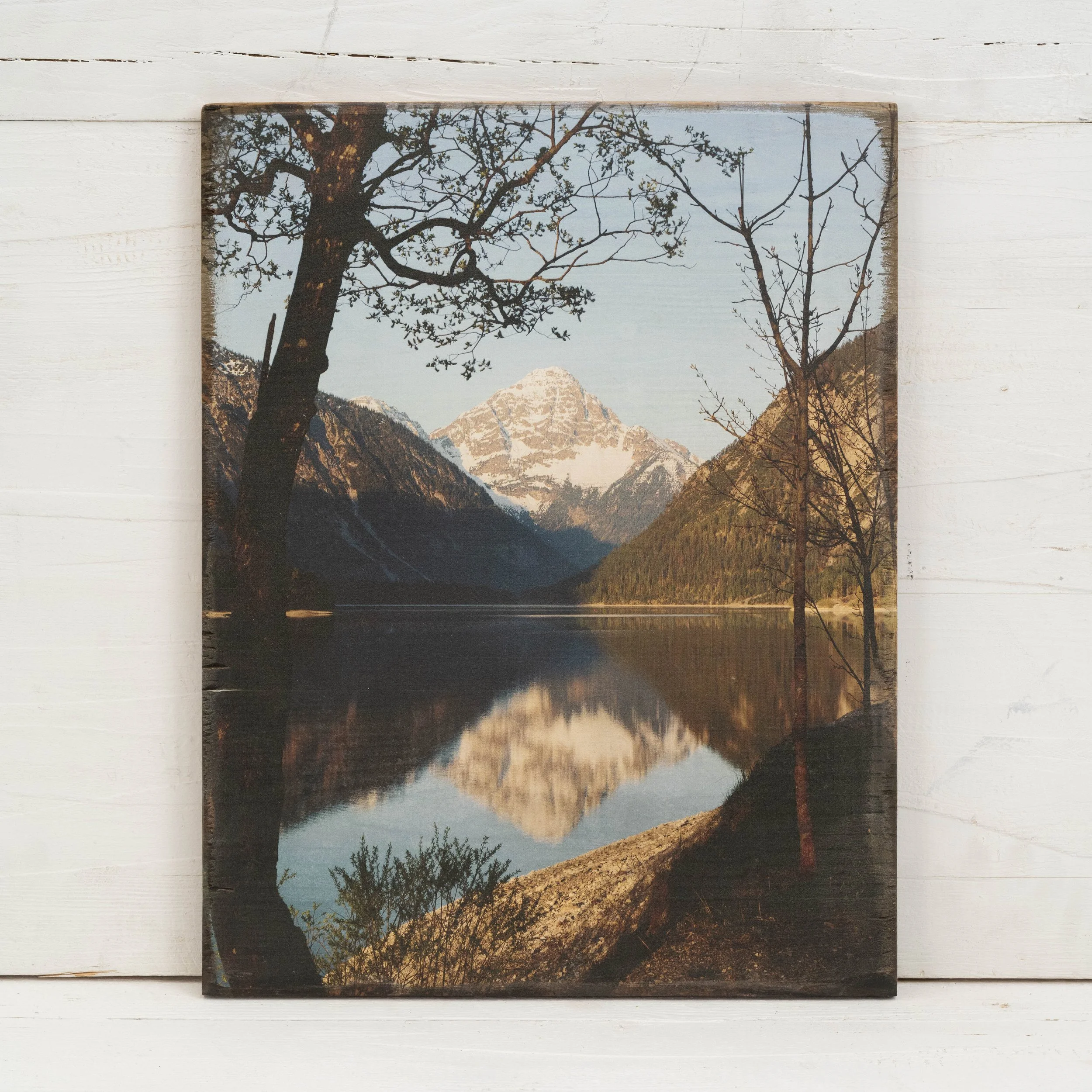*Choose from Various Works • 40 x 50 cm on Vintage Wood