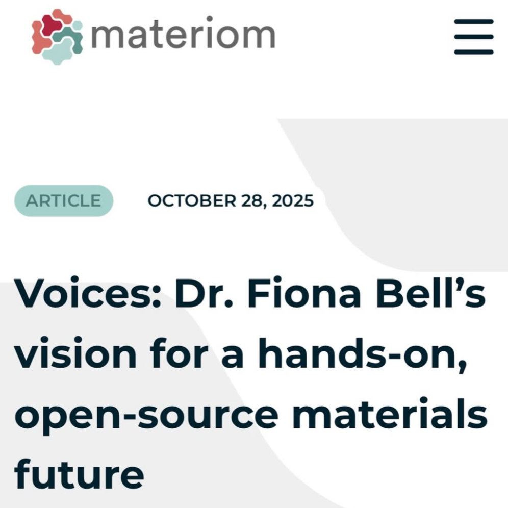 Materiom Voices Feature