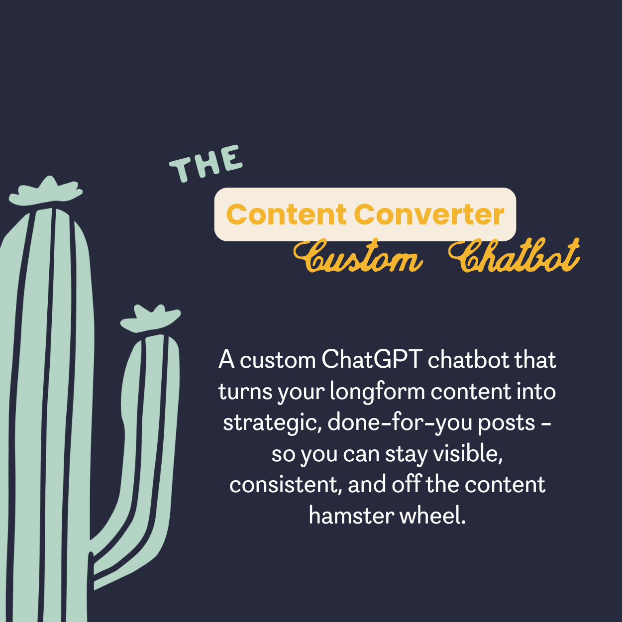 The Content Converter Custom ChatGPT Chatbot