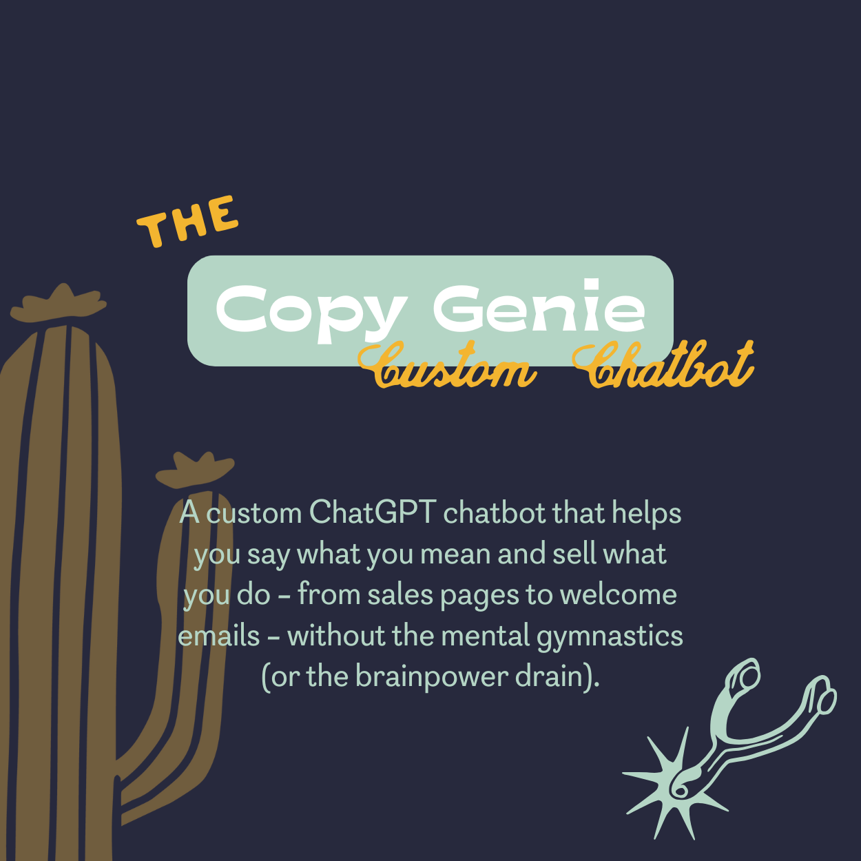 Copy Genie ChatGPT Custom Chatbot