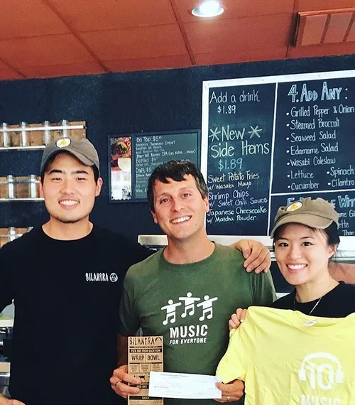  $552 raised for Music For Everyone to help with the Festival Of Voices Event! 