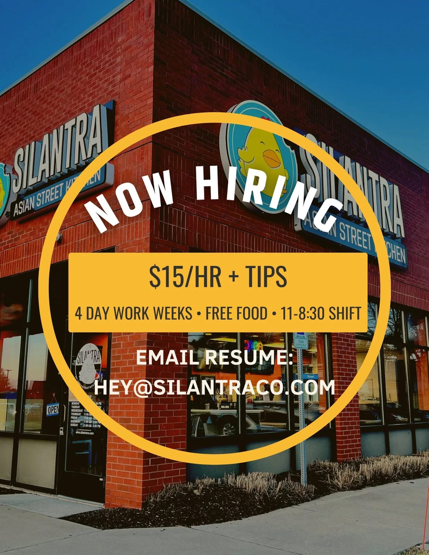 We&rsquo;re Hiring! 🚨

Looking for hardworking, positive individuals to join our team.

✨ What we&rsquo;re looking for:
&bull; Reliable &amp; team-oriented 
&bull; Great attitude 
&bull; Willingness to learn 

✨ What we offer:
&bull; Competitive pay