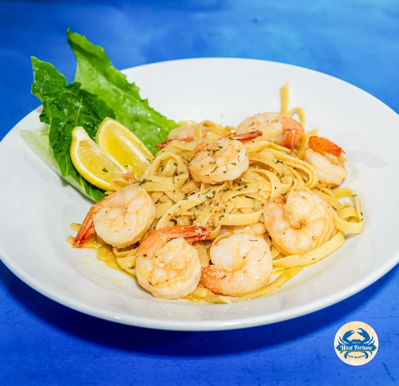 Our fresh &amp; irresistible Shrimp Pasta 🍤

#tampaseafood