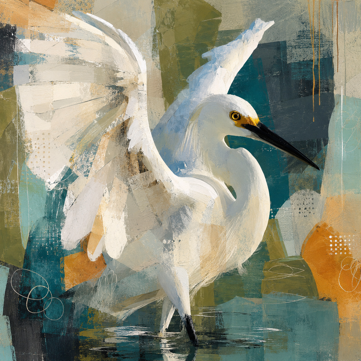 (Hero Statement)
A Way Forward
$3,450
48 x 48 in
Mixed media finished in oils on gallery wrapped canvas
