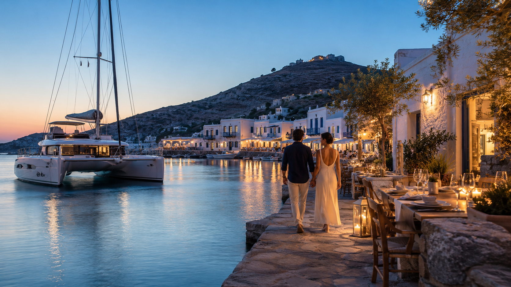 Dining Ashore When Sailing the Greek Islands