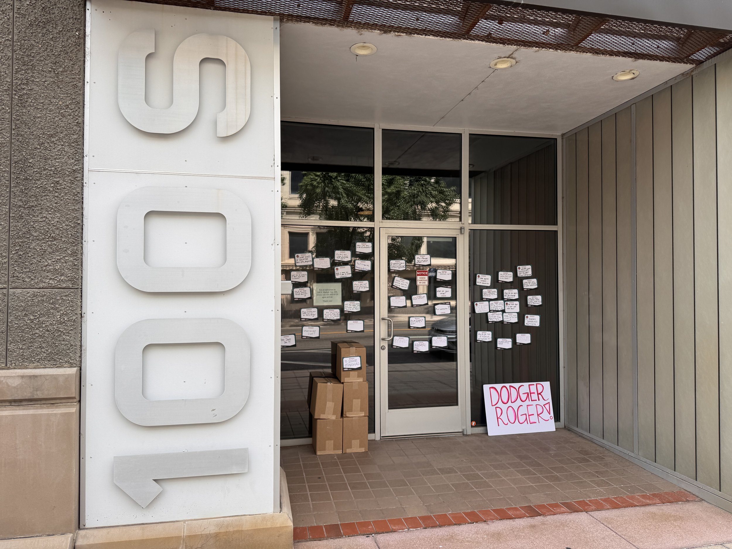 Kansans Deliver 3,850 Signatures to Marshall’s Wichita Office, Senator Ignores Constituents Again
