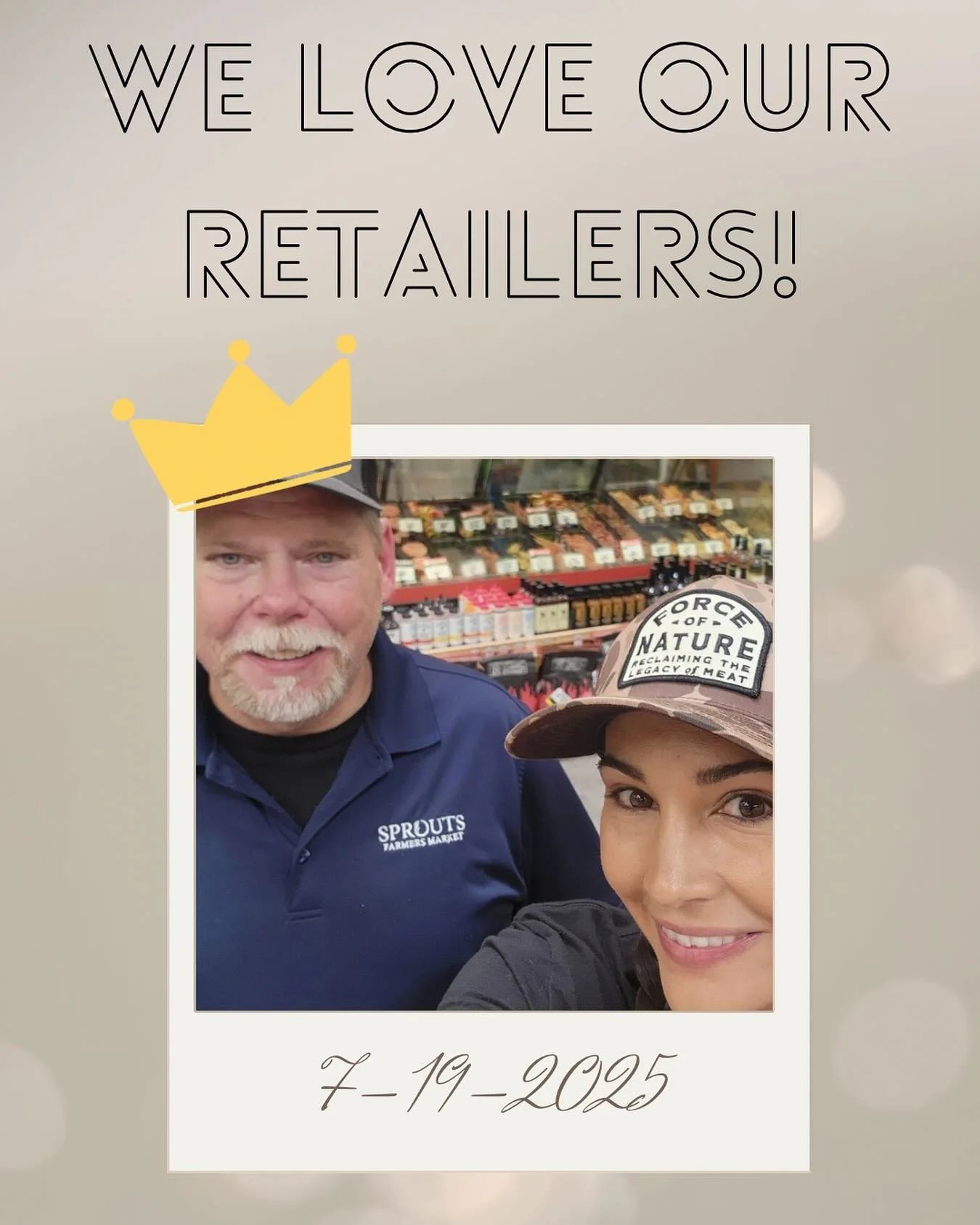 We&rsquo;re big on showing gratitude. Because offering an impactful demo experience is anything but a solo mission. We build amazing relationships with retailers like @sprouts ❤️ who have been so welcoming and supportive of our demos!