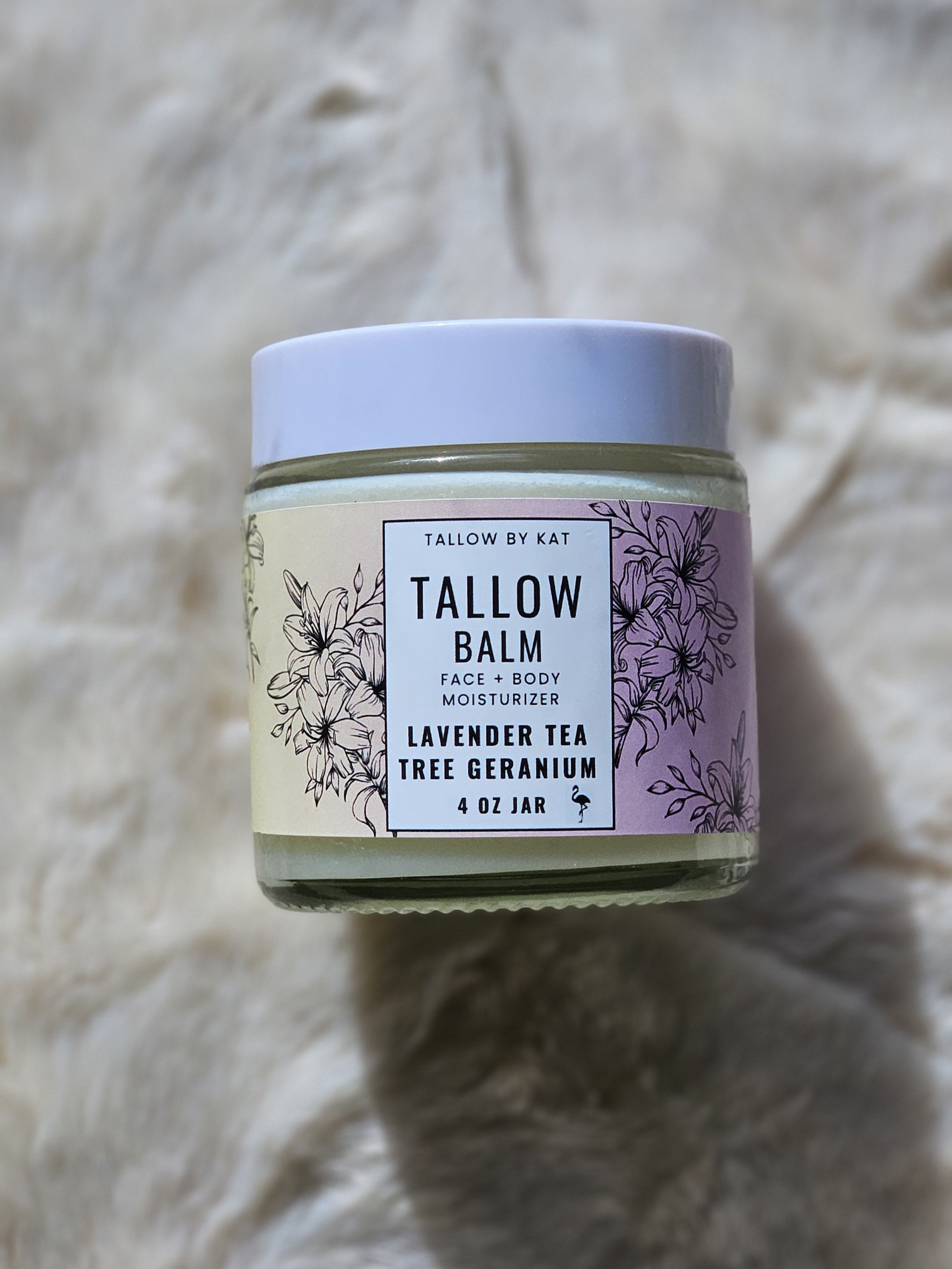 Lavender Tea Tree Geranium Tallow Balm