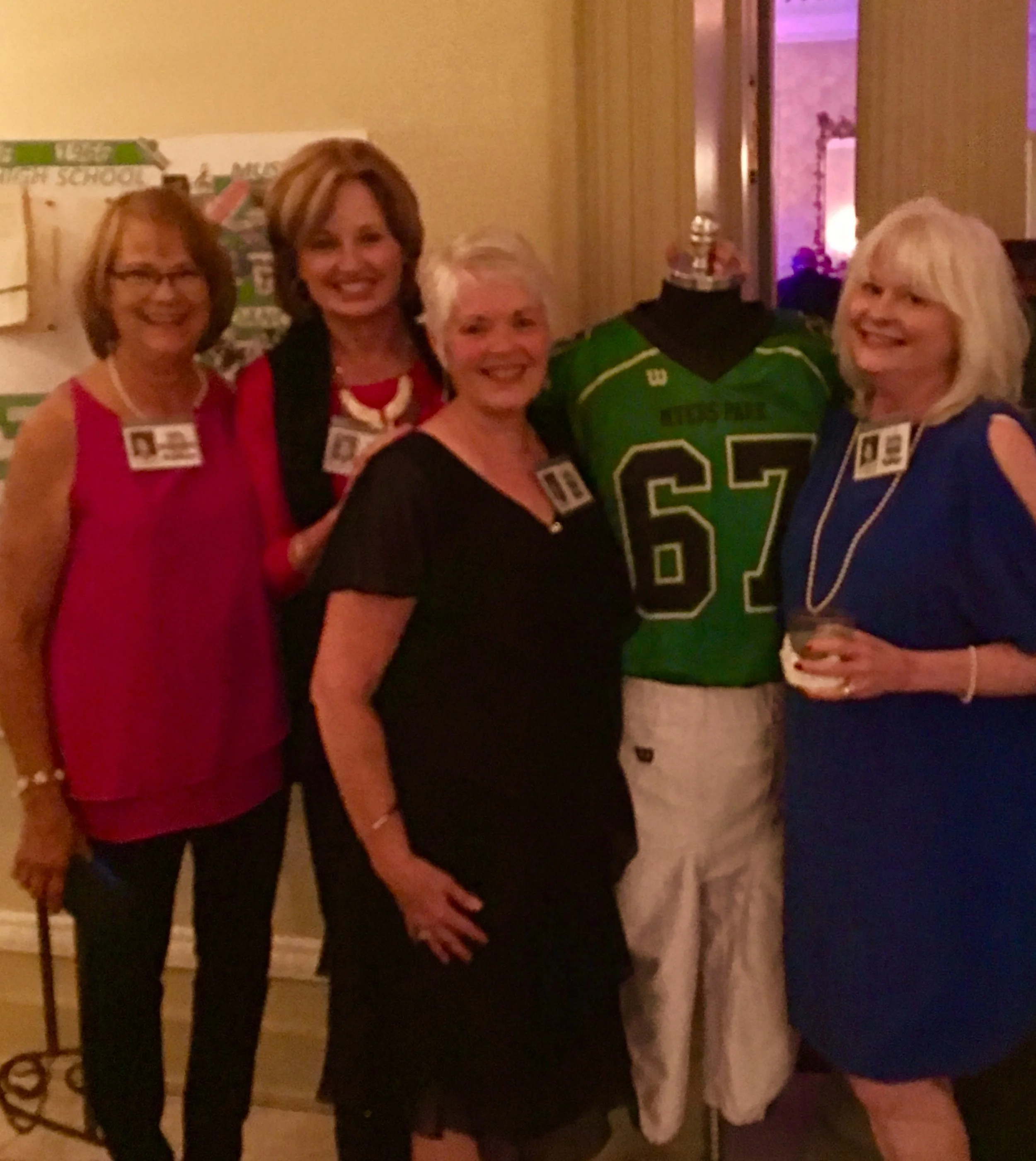 Dale McCormick McCorvey, Nancy Huey Temple, Patty Craig Busch, Susan Hasty Branon