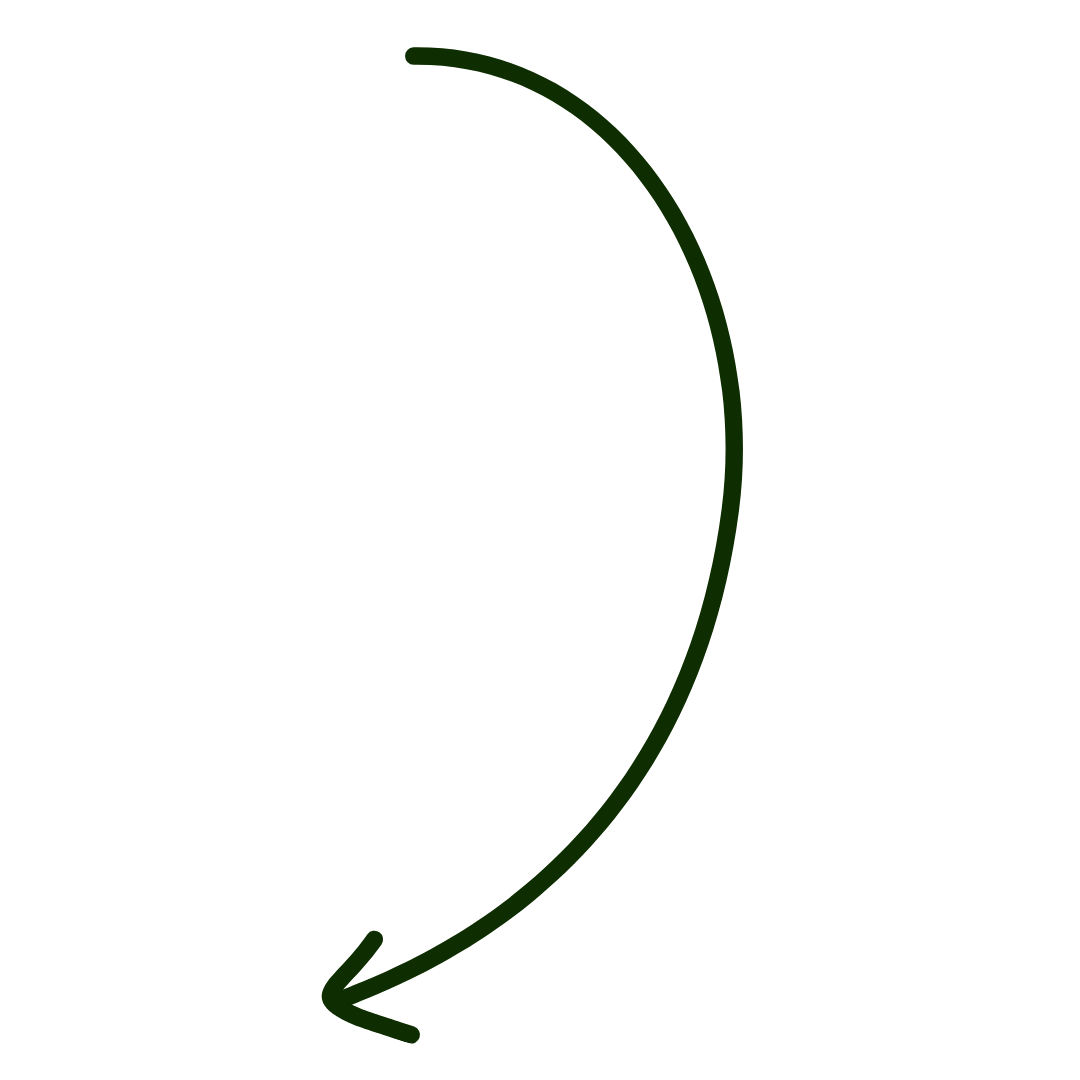 Arrow from step one to step two of order process