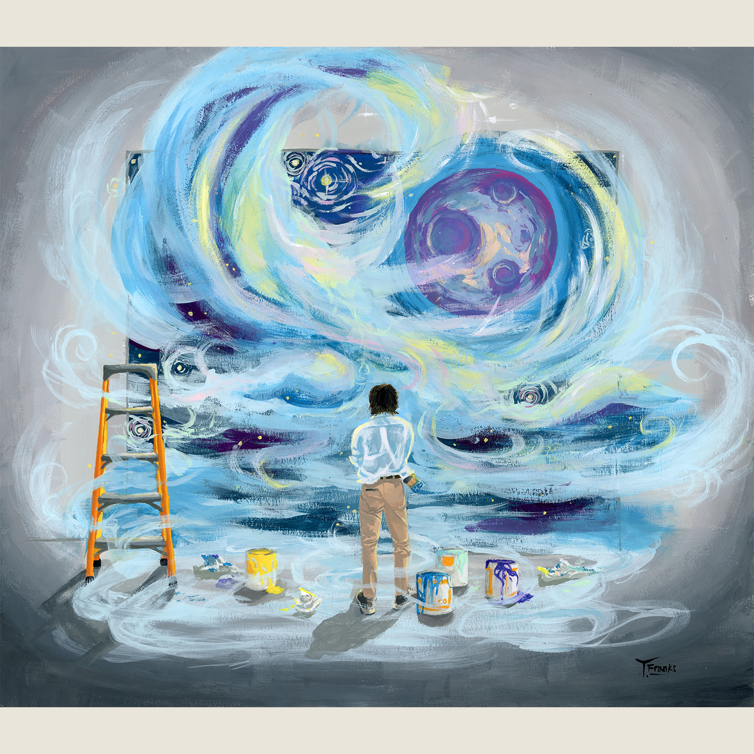 Artist at Work (Inkjet Print)