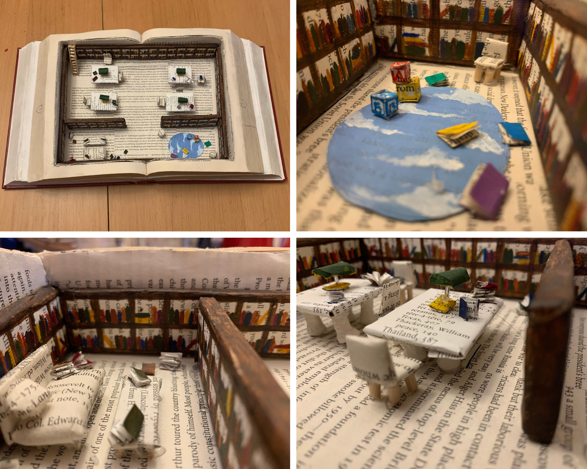 Library Book, 2024. Mixed media — 17 x 9.5 x 2.5 in.