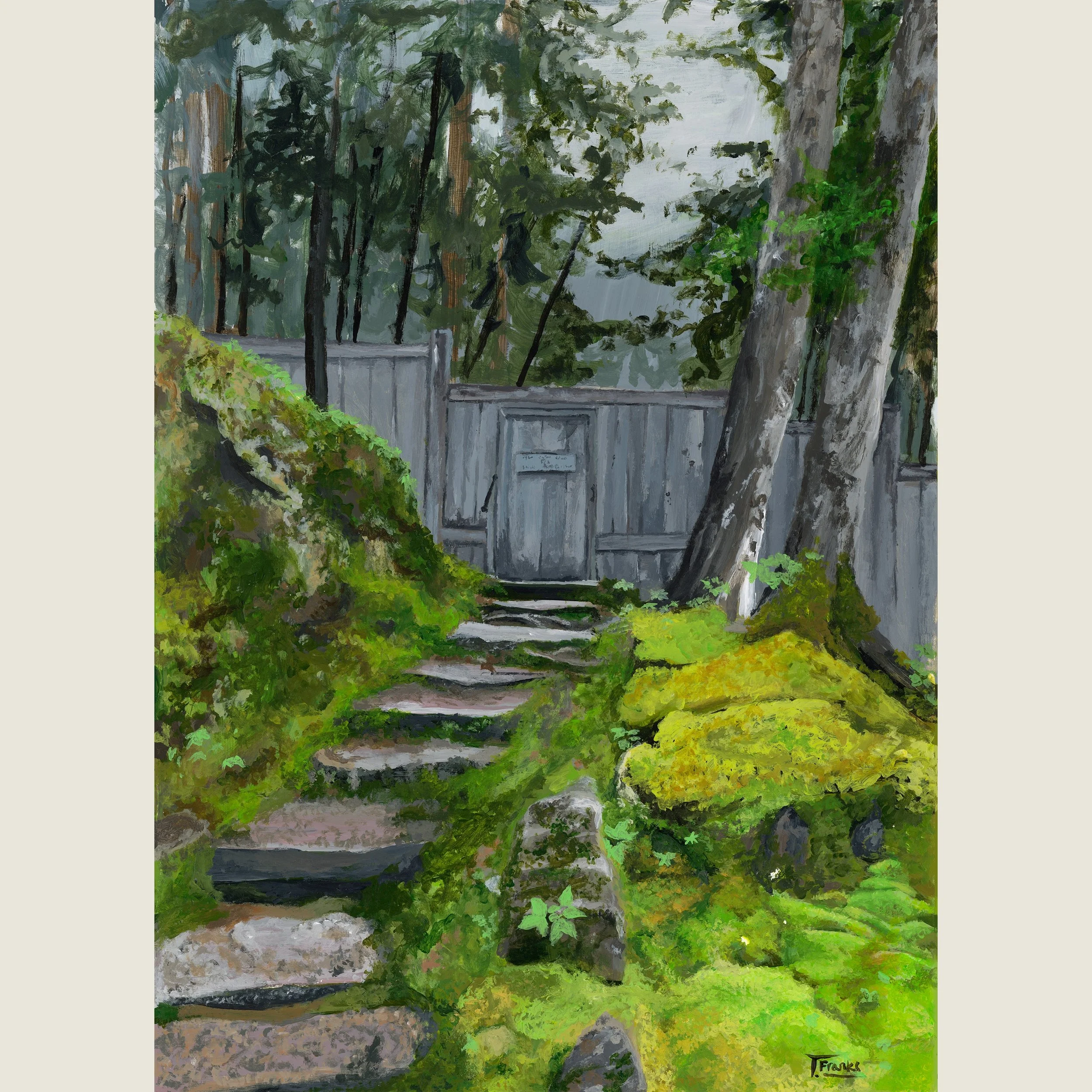 A Door in the Woods (Inkjet Print)