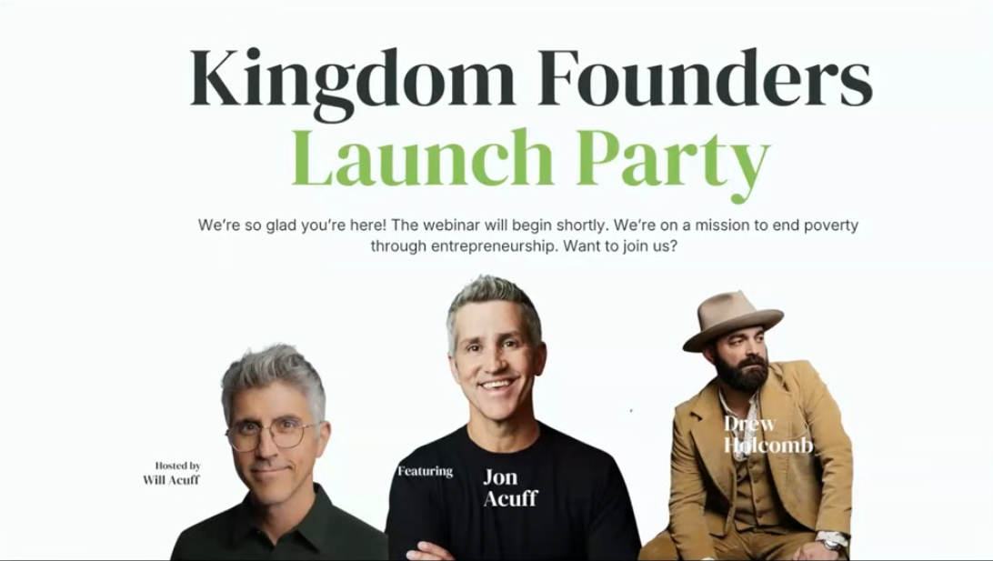 Kingdom Founders Launch Party # 1