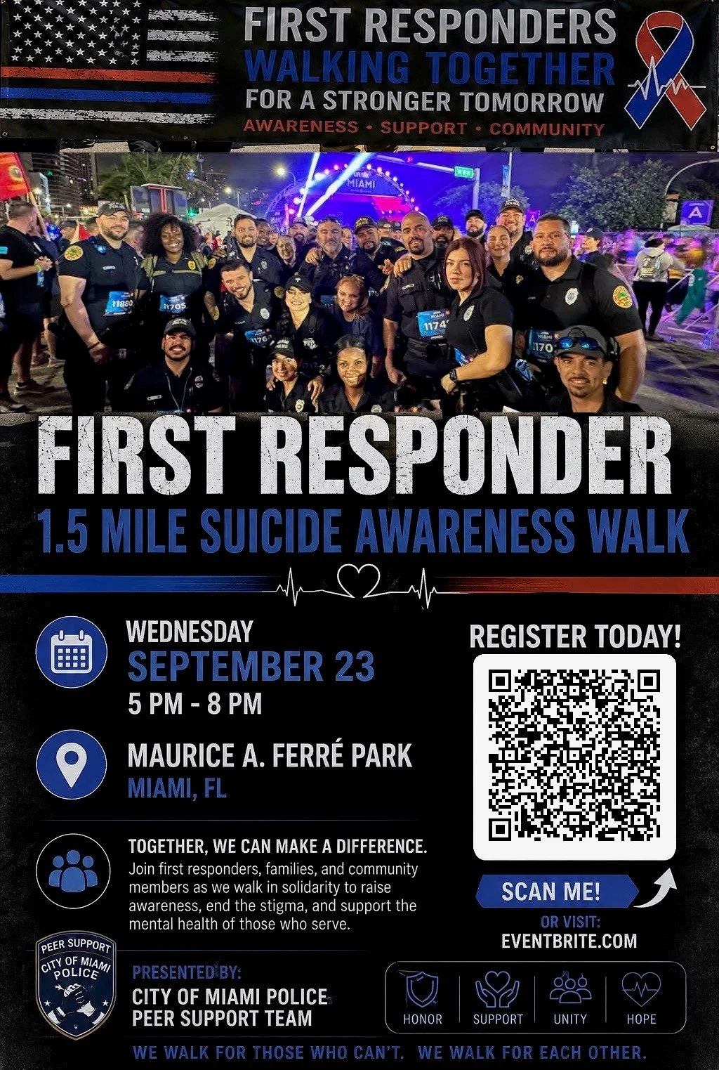 First Responder Suicide Awareness Walk