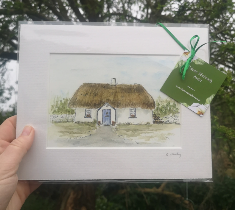 Thatched Cottage, Co. Wexford Print (Small)