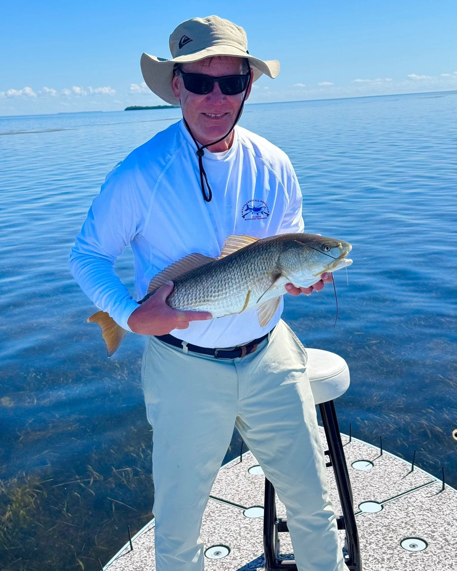 Had an incredible time on the water at the 13th Annual Cheeca Lodge All-American Backcountry Tournament. Honored to fish alongside a Navy veteran to benefit the BTT! @bonefishtarpontrust 

As always, the @chittum_skiffs is a blast to run ✌️