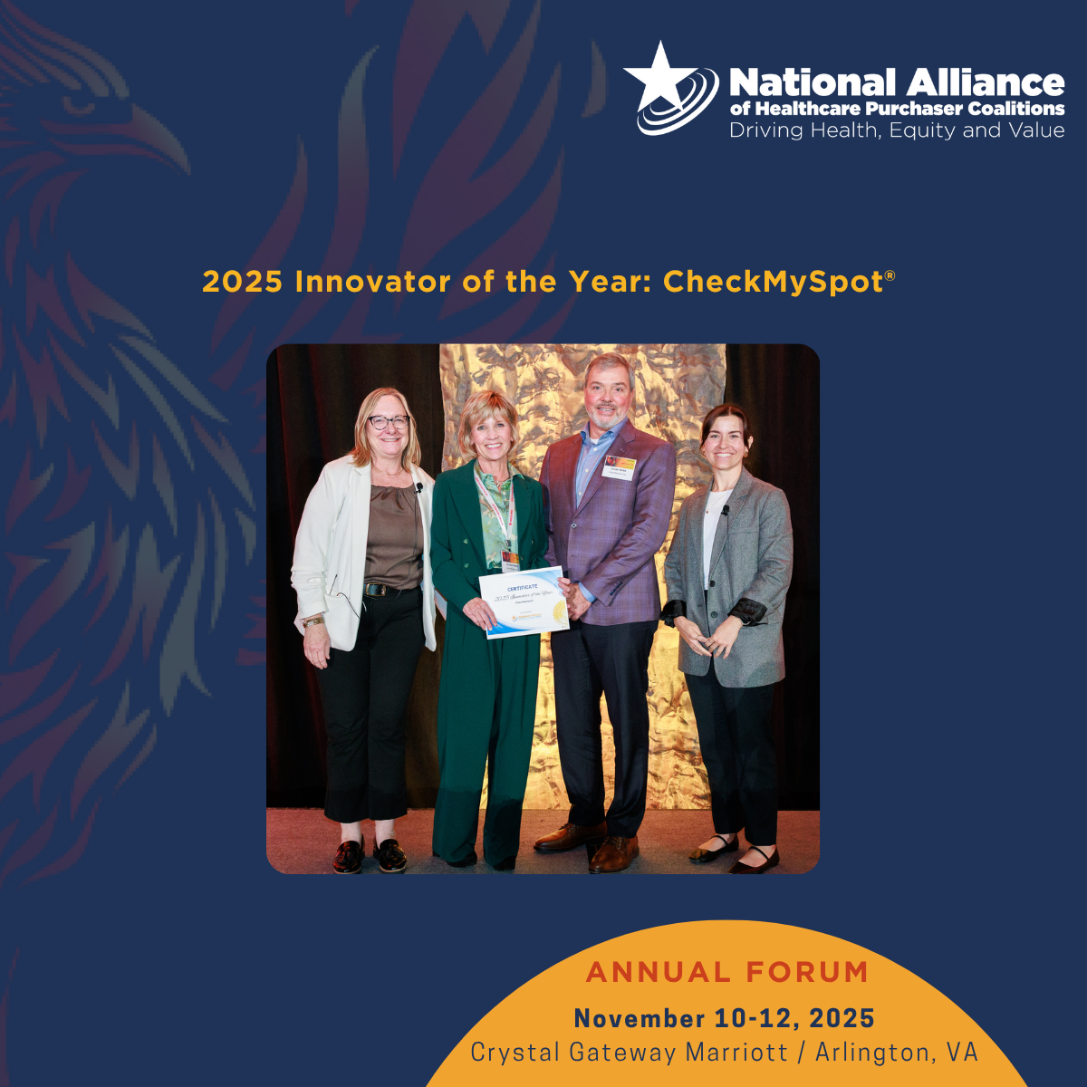 CheckMySpot® Earns National Recognition for Transforming Early Skin Cancer Detection at 2025 National Alliance Annual Forum