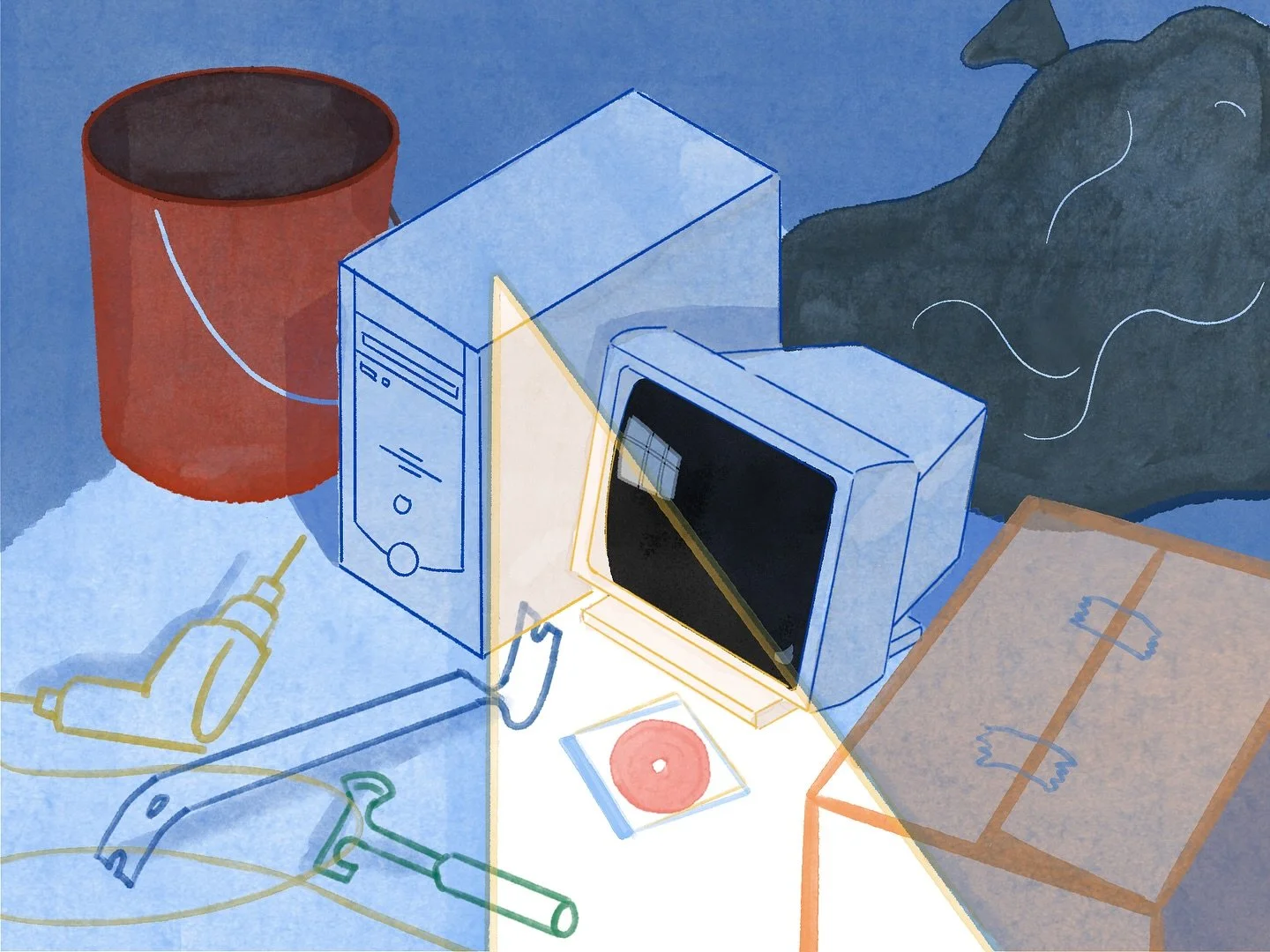 More concept art for &quot;The Greatest House My Father Built.&quot; 🥪 We're working hard behind the scenes to bring this film to life. More details coming so so soon. 🫰

#newfilm #digitalanimation #illustration #independentart