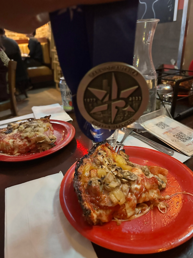 Post Marathon Deep Dish Pizza