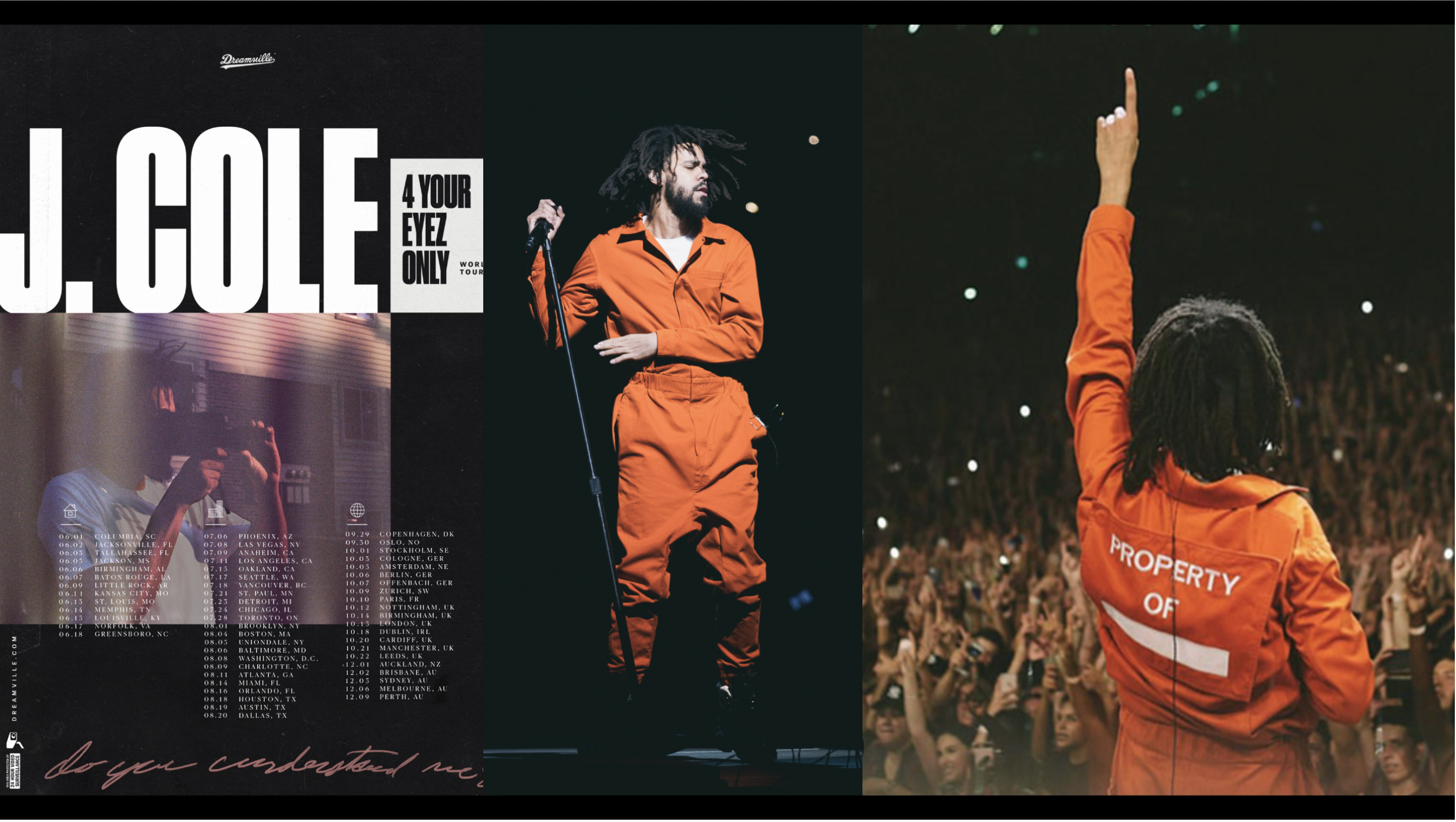 J. Cole ‘4 Your Eyez Only’ Hero Wardrobe & Tour Image