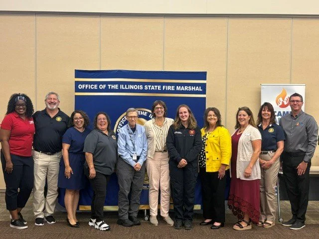 🔥 What an incredible day for fire, falls prevention, and older adult safety in Illinois!

We were thrilled to welcome the National Fire Protection Association's Steps-to-Safety training back to Illinois, with more than 90 people registered and appro