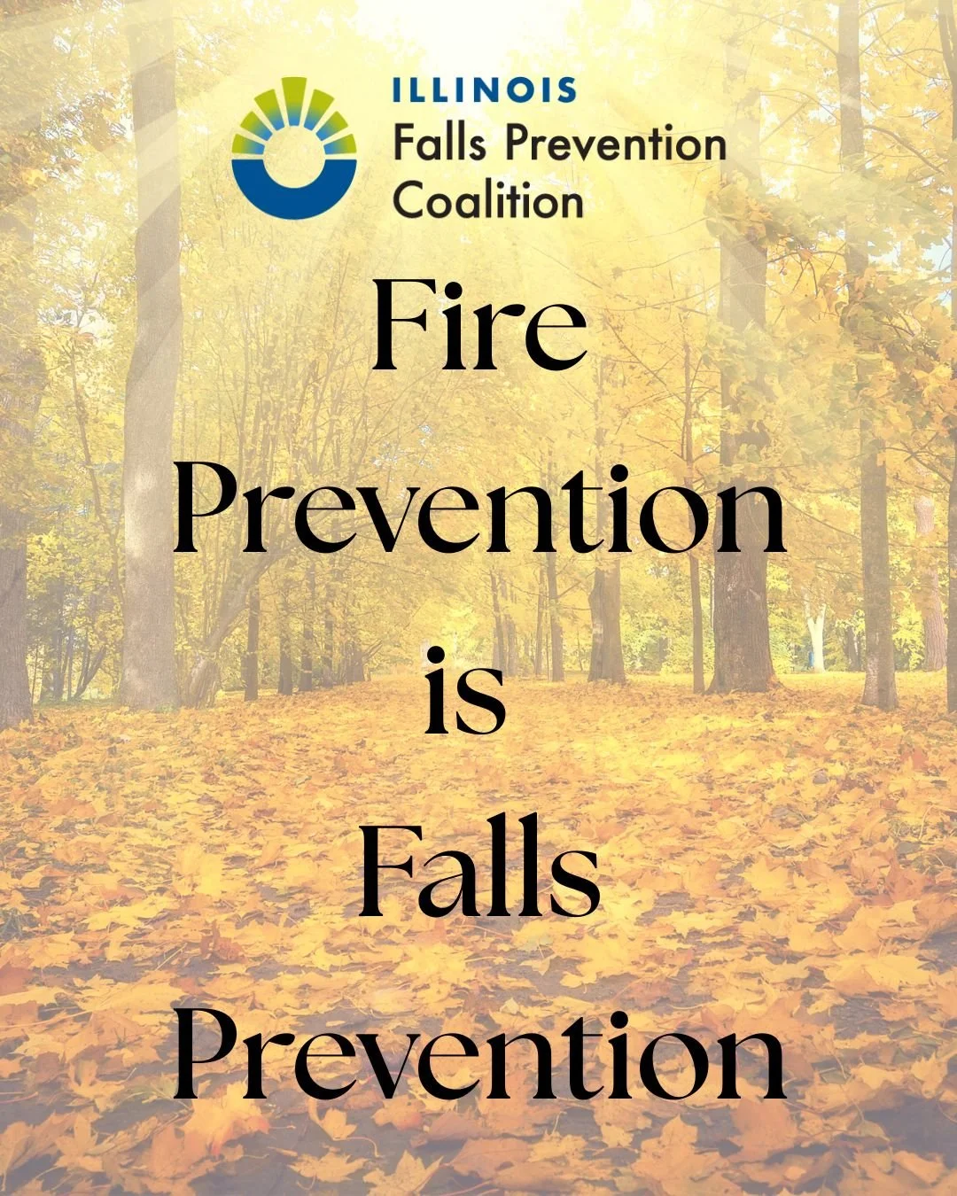 🔥 Falls Free Friday! 🔥

October is Fire Prevention Month! Fire and falls may seem unrelated, but both can happen at home&mdash;and simple safety steps can help reduce risk.

🏠 Conduct a home safety check to reduce clutter and fall/fire hazards (Fi